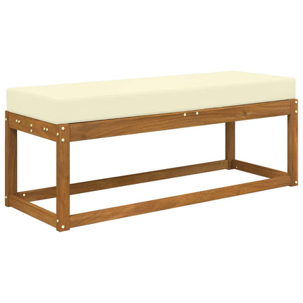 Utomhus sitskudde Kräm 115 x 40 x 8 cm 100% Polyester