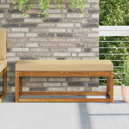 Utomhus sitskudde Beige 115 x 40 x 8 cm 100% Polyester
