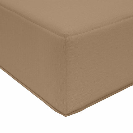 Utomhus sitskudde Taupe 111,5 x 40 x 8 cm 100% Polyester