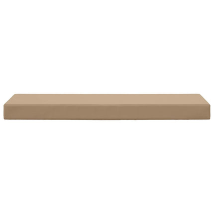 Utomhus sitskudde Taupe 111,5 x 40 x 8 cm 100% Polyester