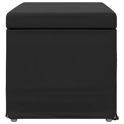 Pall Svart 61 x 41 x 40 cm Konstläder och konstruerat trä