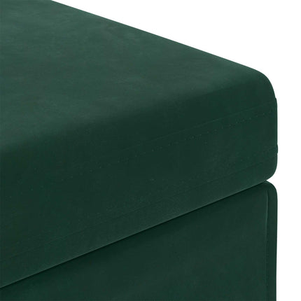 Pall Mörkgrön 81 x 41 x 40 cm Sammet och konstruerat trä