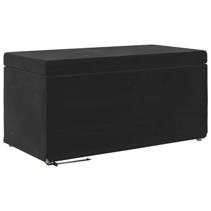 Pall Svart 81 x 41 x 40 cm Sammet och konstruerat trä