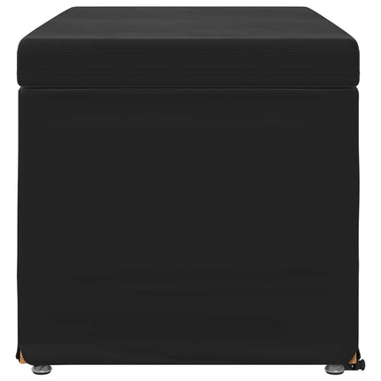 Pall Svart 81 x 41 x 40 cm Sammet och konstruerat trä