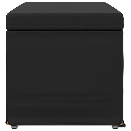 Pall Svart 81 x 41 x 40 cm Konstläder och konstruerat trä