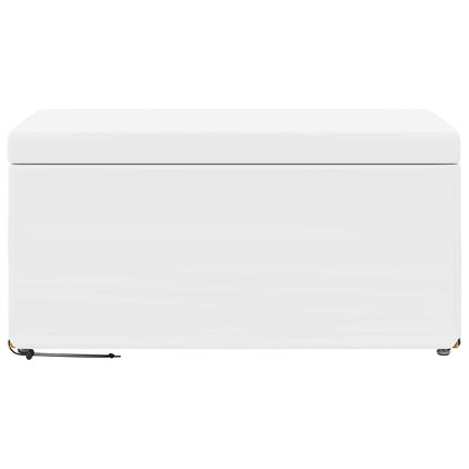 Pall Vit 81 x 41 x 40 cm Konstläder och konstruerat trä