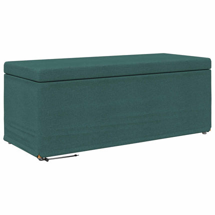 Pall Mörkgrön 101 x 41 x 40 cm Tyg och Konstruerat Trä