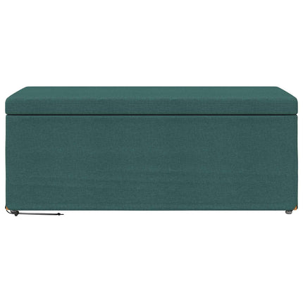 Pall Mörkgrön 101 x 41 x 40 cm Tyg och Konstruerat Trä