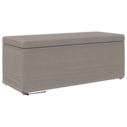 Pall Taupe 101 x 41 x 40 cm Tyg och Konstruerat Trä