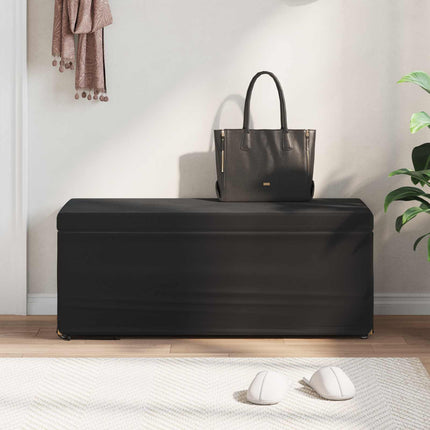 Pall Svart 101 x 41 x 40 cm Sammet och konstruerat trä