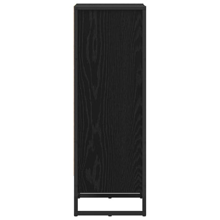 Bokskåp Svart Ek 40 x 30 x 86,5 cm Konstruerat trä
