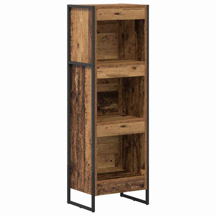 Bokskåp Gammalt trä 40 x 30 x 121 cm Konstruerat trä