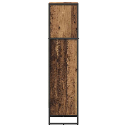 Bokskåp 40 x 30 x 121 cm Konstruerat trä Gammalt trä