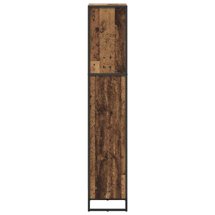 Bokskåp Gammalt trä 40 x 30 x 155 cm Konstruerat trä