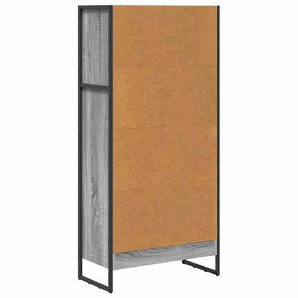 Bokskåp Grå Sonoma 60 x 30 x 121 cm Konstruerat trä