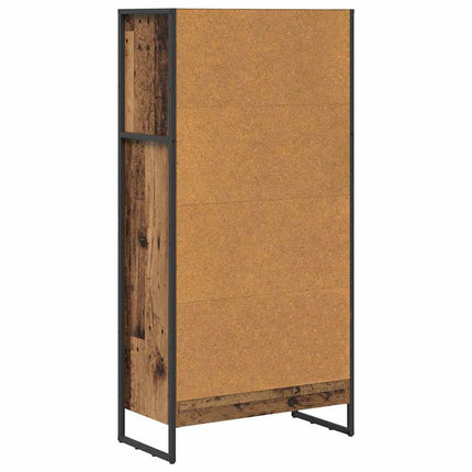 Bokskåp Gammalt trä 60 x 30 x 121 cm Konstruerat trä