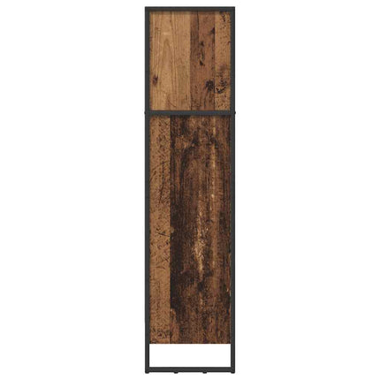 Bokskåp Gammalt trä 60 x 30 x 121 cm Konstruerat trä