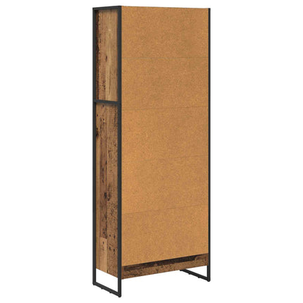 Bokskåp Gammalt trä 60 x 30 x 155 cm Konstruerat trä