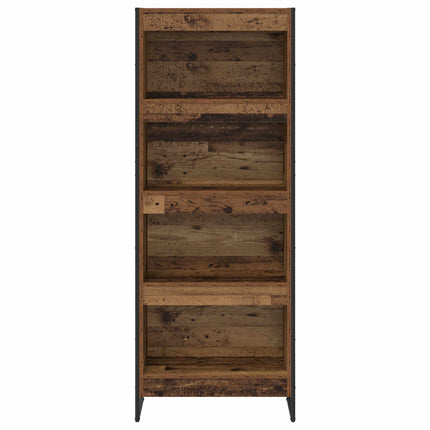 Bokskåp Gammalt trä 60 x 30 x 155 cm Konstruerat trä