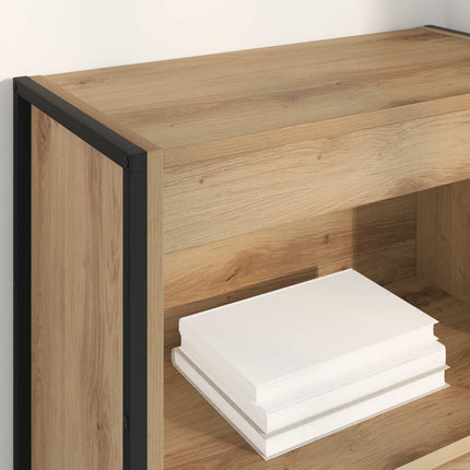 Bokskåp Artisan Ek 60 x 30 x 155 cm Konstruerat trä