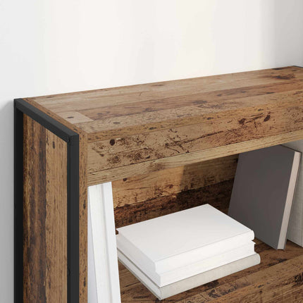 Bokskåp Gammalt trä 80 x 30 x 86,5 cm Konstruerat trä