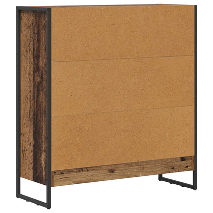 Bokskåp Gammalt trä 80 x 30 x 86,5 cm Konstruerat trä