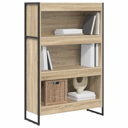 Bokskåp 80 x 30 x 121 cm Konstruerat trä Sonoma