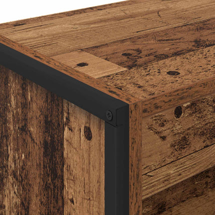 Bokskåp Gammalt trä 80 x 30 x 121 cm Konstruerat trä