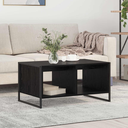 Kaffeebord Svart Ek 80 x 50 x 40 cm Konstruerat trä