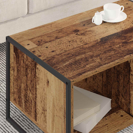 Kaffeebord Gammalt trä 80 x 50 x 40 cm Konstruerat trä