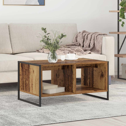 Kaffeebord Gammalt trä 80 x 50 x 40 cm Konstruerat trä