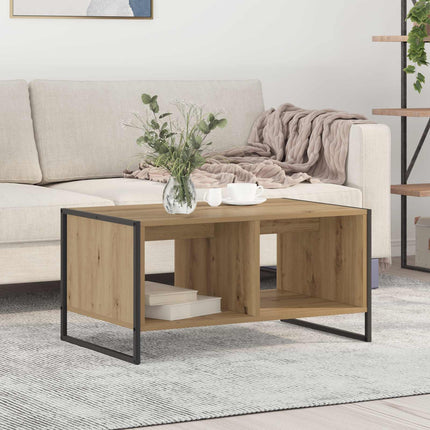Kaffeebord Artisan Ek 80 x 50 x 40 cm Konstruerat trä
