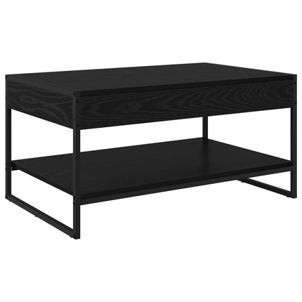 Kaffeebord Svart Ek 80 x 50 x 40 cm Konstruerat trä