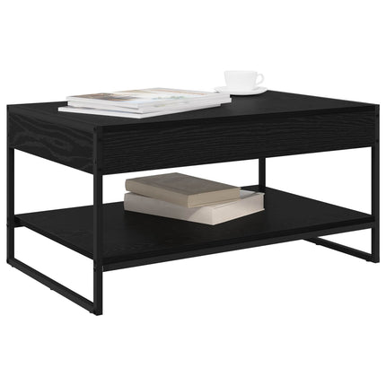 Kaffeebord Svart Ek 80 x 50 x 40 cm Konstruerat trä