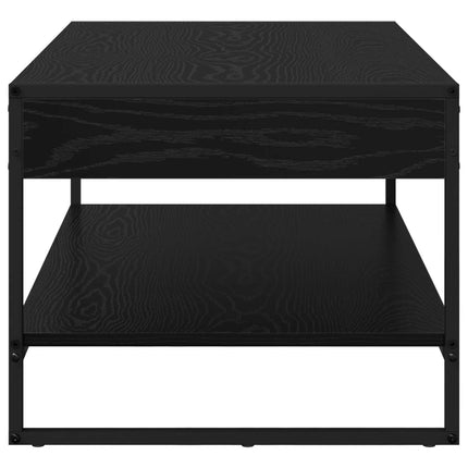 Kaffeebord Svart Ek 80 x 50 x 40 cm Konstruerat trä