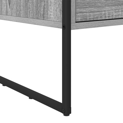 Kaffeebord med låda Grå Sonoma 100 x 46 x 40 cm Konstruerat trä