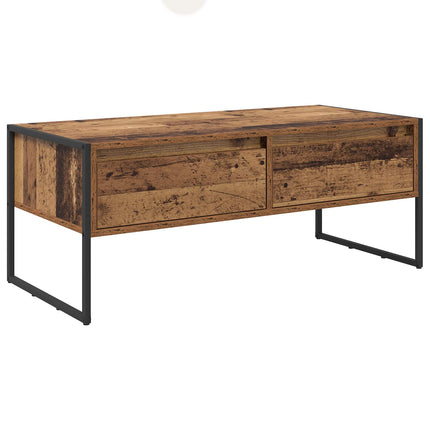 Kaffeebord Gammalt trä 100 x 46 x 40 cm Konstruerat trä
