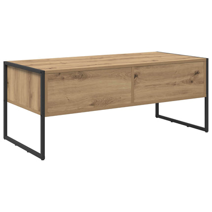 Kaffeebord med låda Artisan Ek 100 x 46 x 40 cm Konstruerat trä