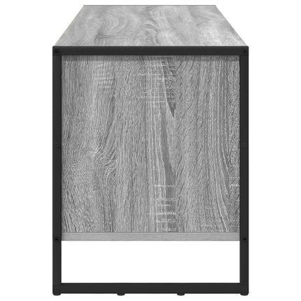 Skoskåp med lagring Grå Sonoma 100 x 35 x 44 cm Konstruerat trä
