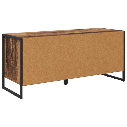 Skoskåp Gammalt trä 100 x 35 x 44 cm Konstruerat trä
