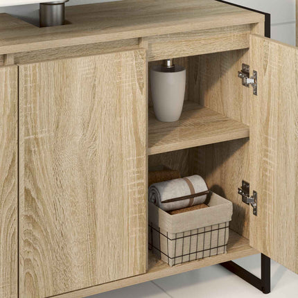 Badrumsskåp Sonoma 90 x 30 x 60 cm Konstruerat trä
