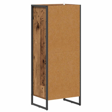 Badrumsskåp Gammalt trä 40 x 30 x 100 cm Konstruerat trä