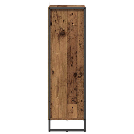 Badrumsskåp Gammalt trä 40 x 30 x 100 cm Konstruerat trä