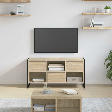 TV-skåp med låda Sonoma 100 x 36 x 49,5 cm Konstruerat trä