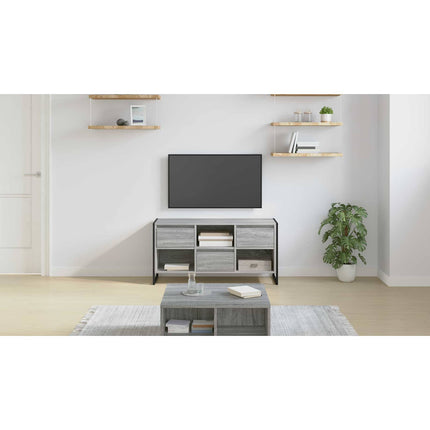 TV-skåp 100 x 36 x 49,5 cm Grå Sonoma Konstruerat trä