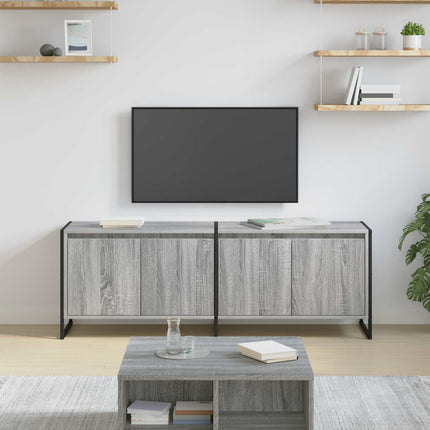 TV-skåp Grå Sonoma 140 x 36 x 49,5 cm Konstruerat trä