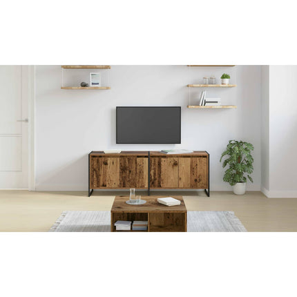 TV-skåp 140 x 36 x 49,5 cm Gammalt trä Konstruerat trä