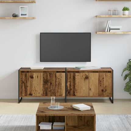 TV-skåp Gammalt trä 140 x 36 x 49,5 cm Konstruerat trä