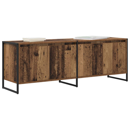 TV-skåp 140 x 36 x 49,5 cm Gammalt trä Konstruerat trä
