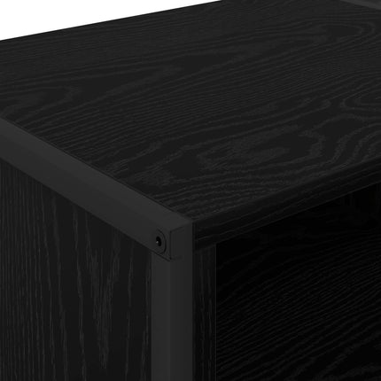 TV-skåp Svart Ek 170.5 x 36 x 30.5 cm Konstruerat trä